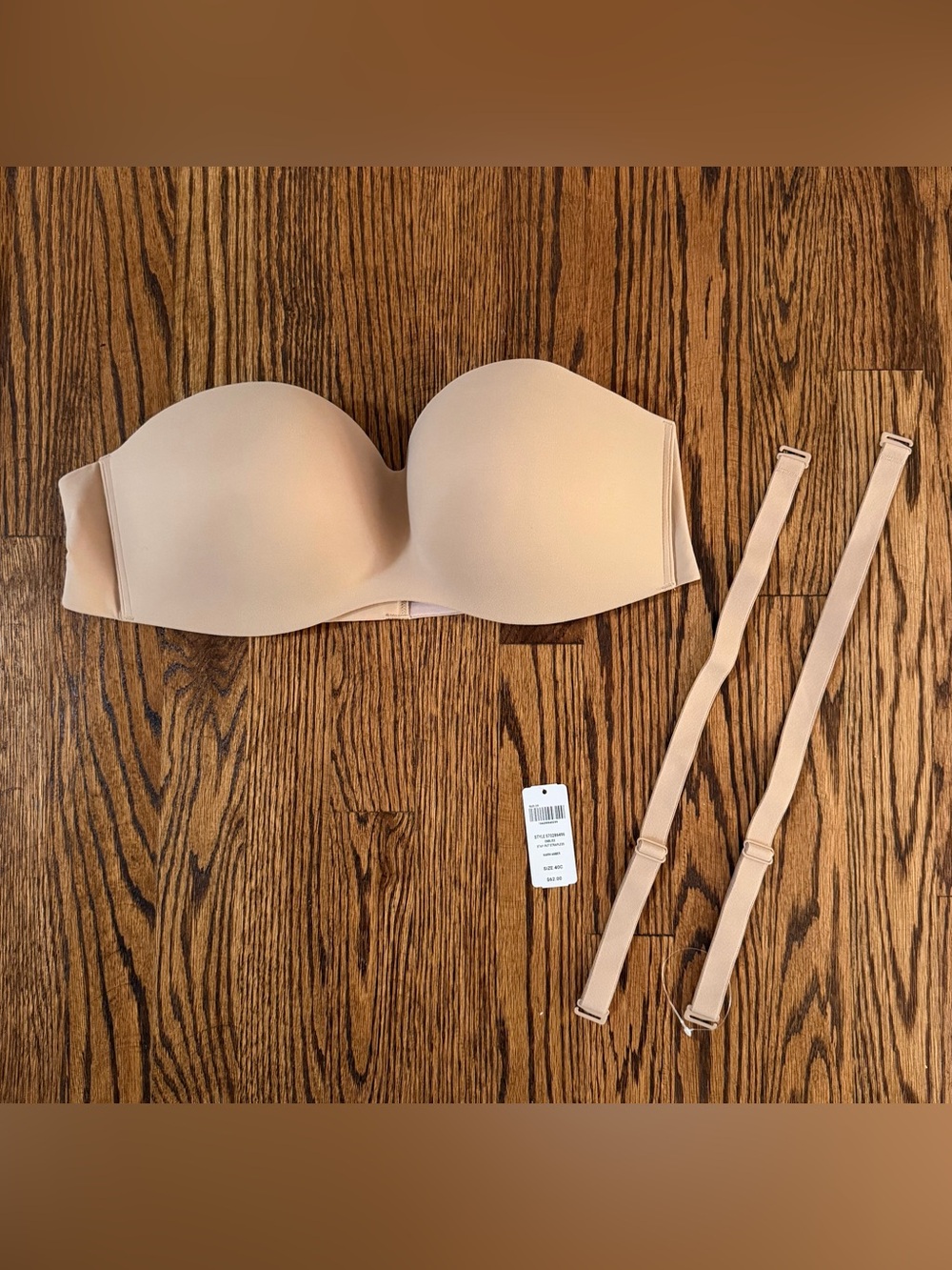 New Soma Stay-Put Strapless Bra 40C